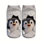 Chaussettes Décontractées À Imprimé Animal