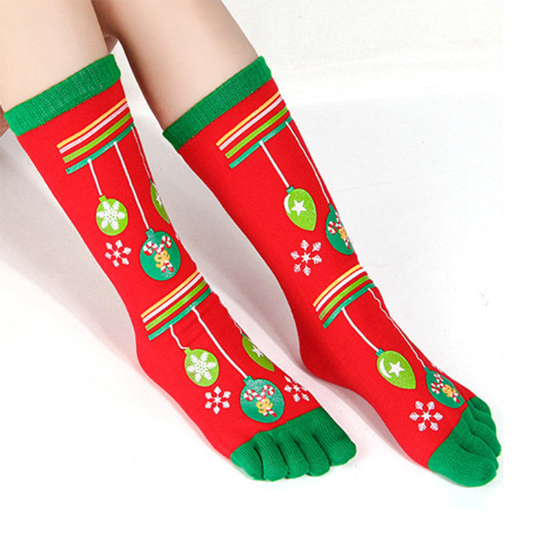 Chaussettes Cinq Orteils De Noël