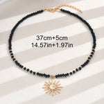 Collier Pendentif Soleil Bohème