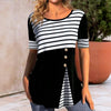 Blouse Rayée Décontractée