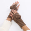 Gants Chauds De Couleur Unie