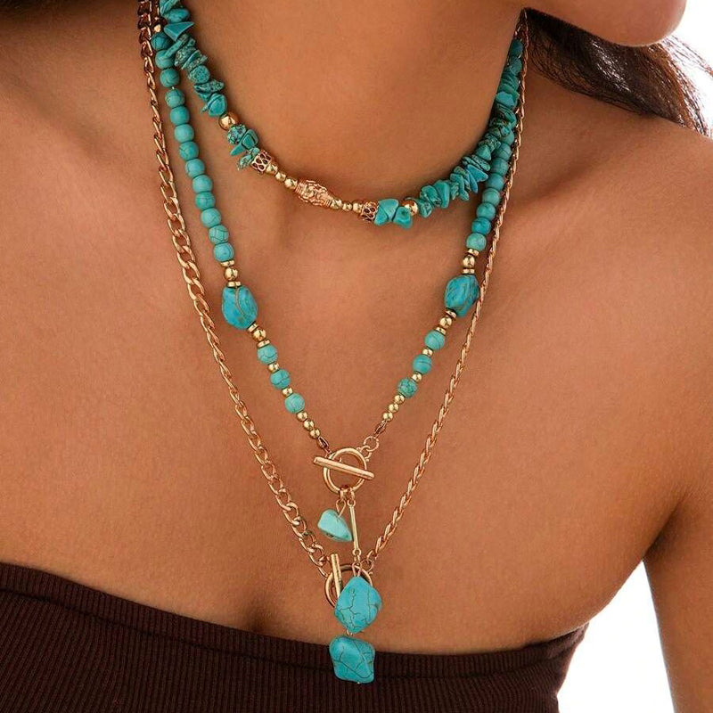 Collier Pendentif Ethnique Vintage
