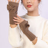 Gants Chauds De Couleur Unie
