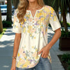 Blouse Élégante À Imprimé Floral