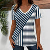 T-Shirt Rayé Décontracté