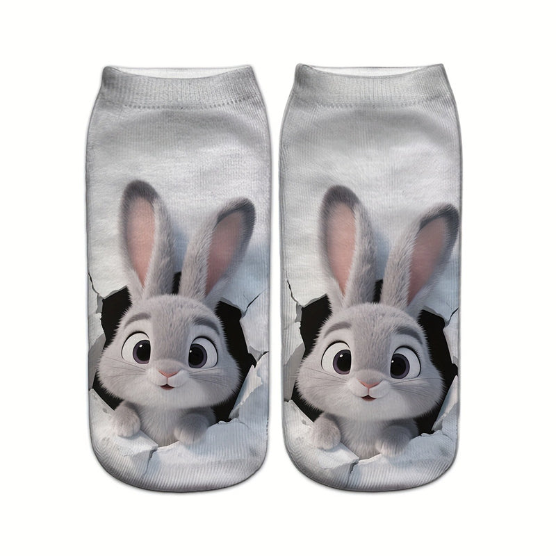 Chaussettes Décontractées À Imprimé Animal