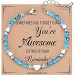 Bracelet Bohème En Perles De Coeur