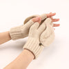 Gants Chauds De Couleur Unie