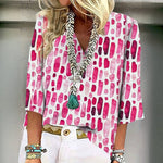 Blouse Décontractée Vintage