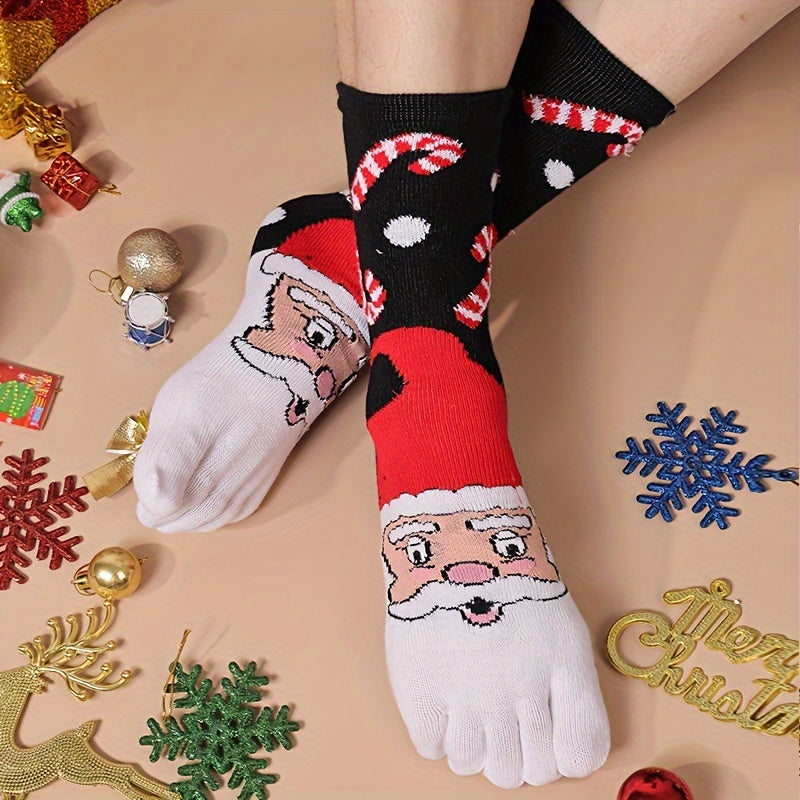 Chaussettes Cinq Orteils De Noël