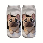 Chaussettes Décontractées À Imprimé Animal