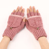 Gants Chauds De Couleur Unie