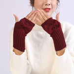 Gants Chauds De Couleur Unie