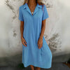 Robe Décontractée De Couleur Unie
