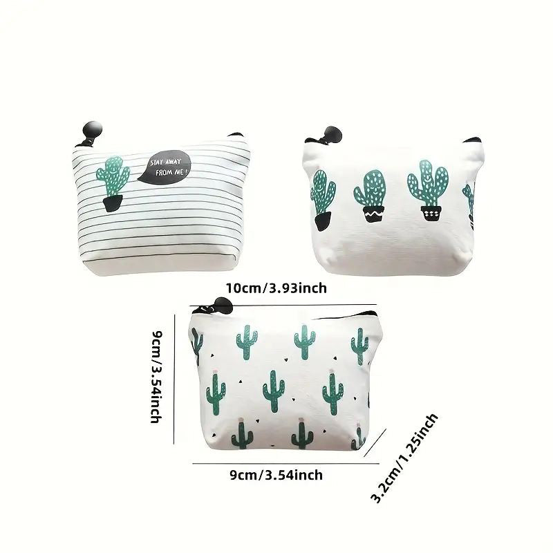 Porte-Monnaie À Motif Cactus