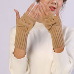 Gants Chauds De Couleur Unie