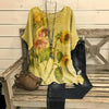 Blouse À Imprimé Floral Vintage