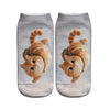 Chaussettes Décontractées À Imprimé Animal