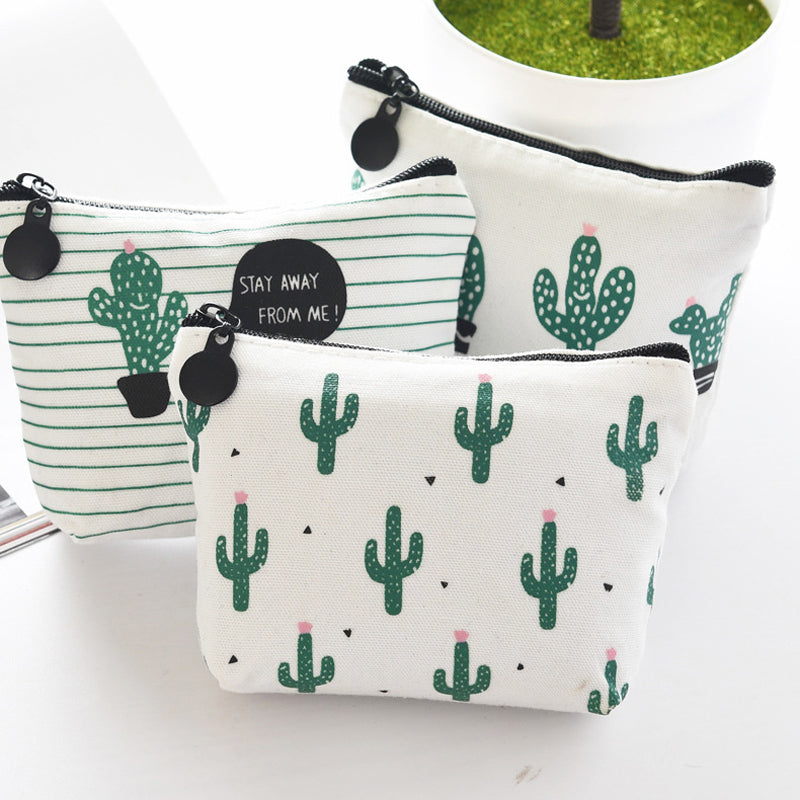 Porte-Monnaie À Motif Cactus