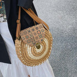 Sac En Paille Style Ethnique