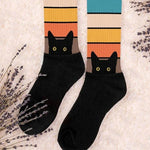 Chaussettes À Motif De Chat Mignon