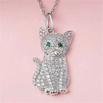 Collier Pendentif Chat Créatif