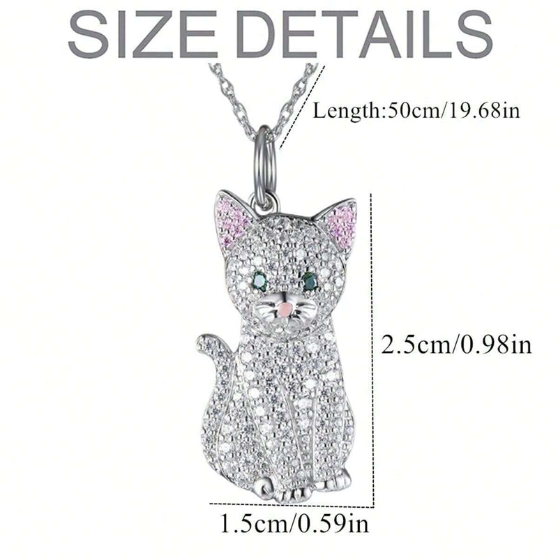 Collier Pendentif Chat Créatif