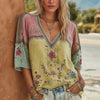 Blouse Fleurie Vintage