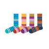 Chaussettes À Rayures Colorées