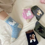 Chaussettes Chien De Dessin Animé