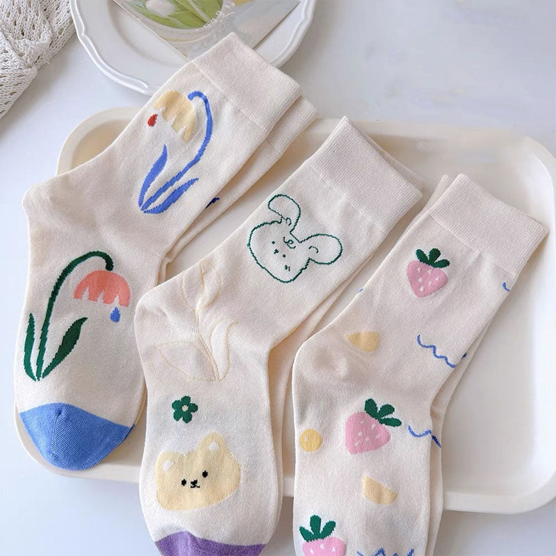 Chaussettes Décontractées De Dessin Animé