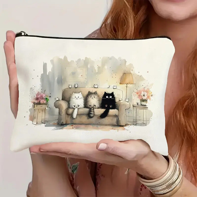 Sac Décontracté À Motif De Chat