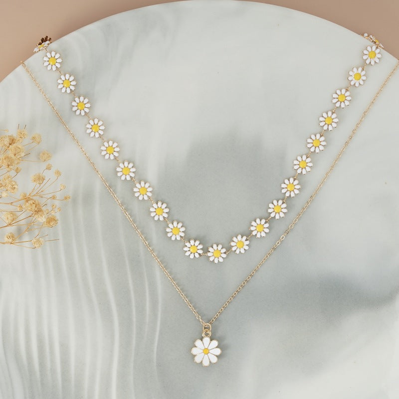 Collier Pendentif Marguerite