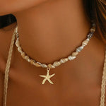 Collier Coquillage Bohème Vintage