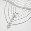 Ensemble De Collier Pendentif Coeur