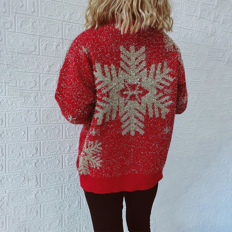 Pull En Tricot De Noël Décontracté