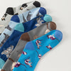 Chaussettes À Imprimé Chat Vintage
