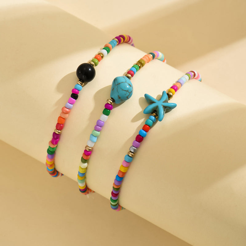 Bracelet De Perles Colorées Bohème