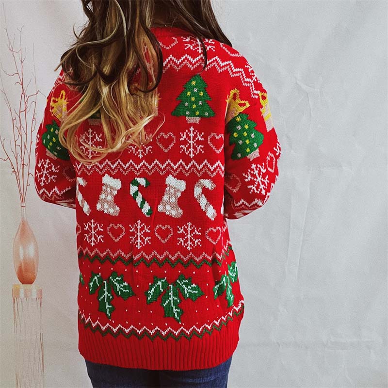 Pull En Tricot De Noël Décontracté