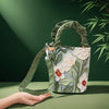 Sac À Motif Fleuri Vintage
