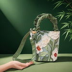 Sac À Motif Fleuri Vintage