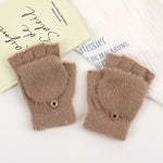 Gants Chauds De Couleur Unie