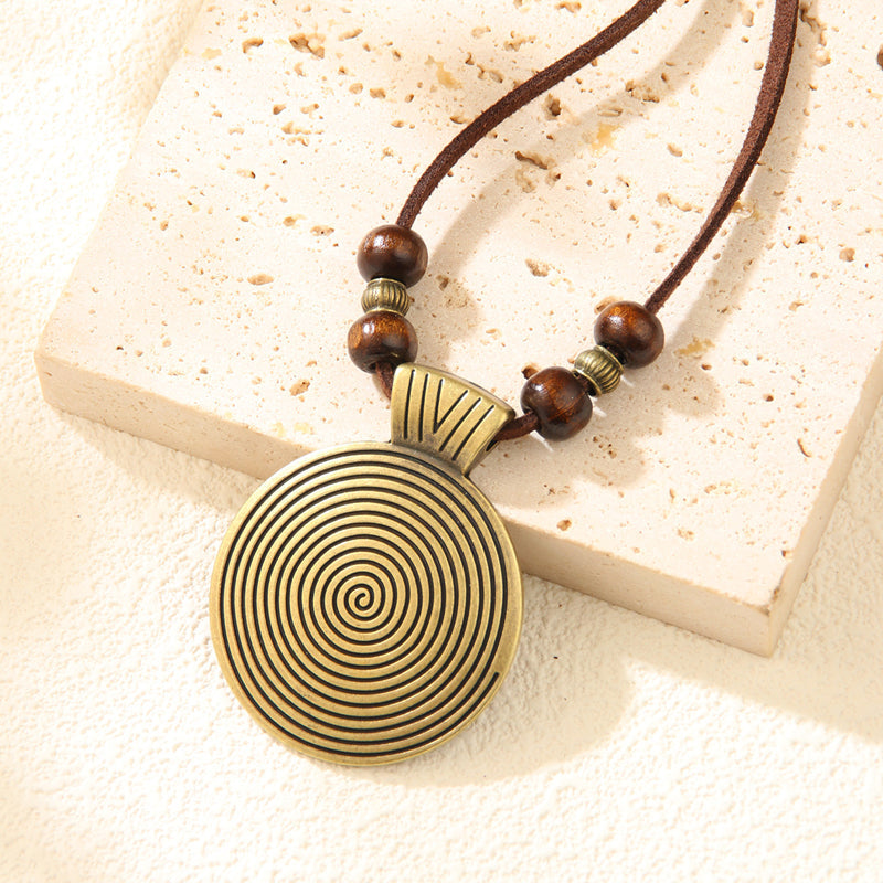Collier Pendentif Ethnique Vintage