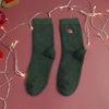 Chaussettes De Noël Chaudes En Peluche