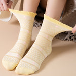 Chaussettes Fleuries Respirantes