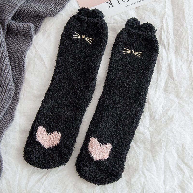 Chaussettes En Peluche De Dessin Animé