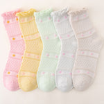 Chaussettes Fleuries Respirantes
