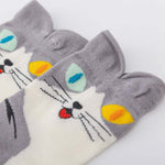 Chaussettes Décontractées À Motif De Chat