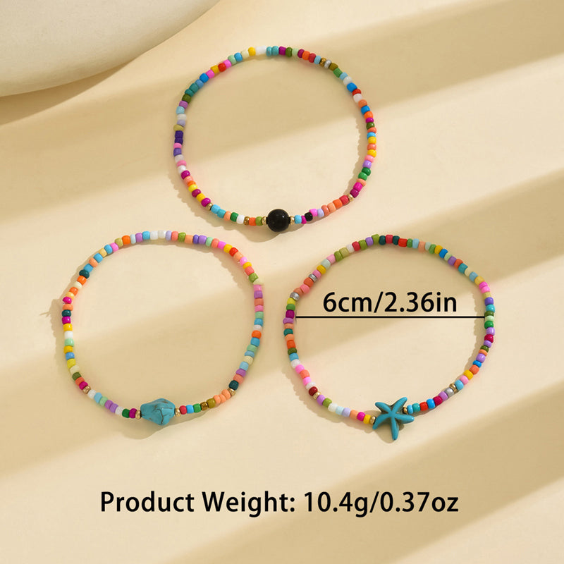 Bracelet De Perles Colorées Bohème