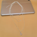 Collier Pendentif Goutte D'Eau Vintage